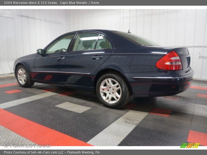 Capri Blue Metallic / Stone 2004 Mercedes-Benz E 320 Sedan