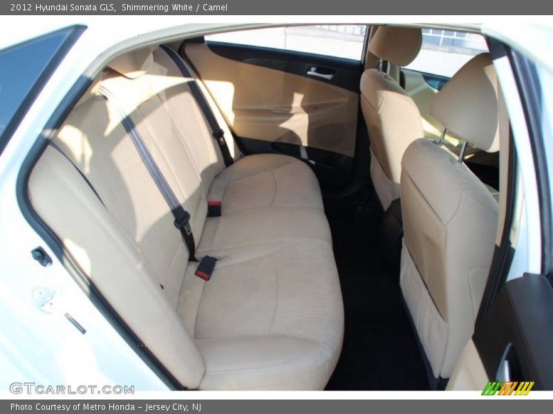 Shimmering White / Camel 2012 Hyundai Sonata GLS