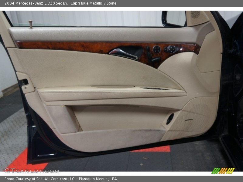 Capri Blue Metallic / Stone 2004 Mercedes-Benz E 320 Sedan
