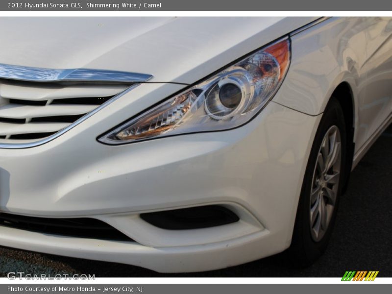 Shimmering White / Camel 2012 Hyundai Sonata GLS