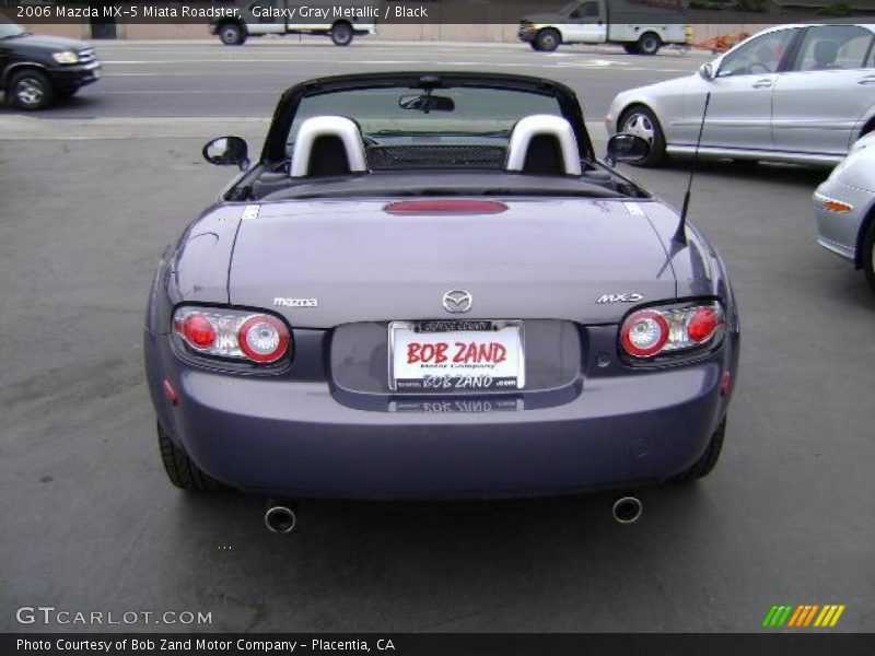 Galaxy Gray Metallic / Black 2006 Mazda MX-5 Miata Roadster