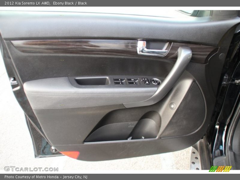 Ebony Black / Black 2012 Kia Sorento LX AWD