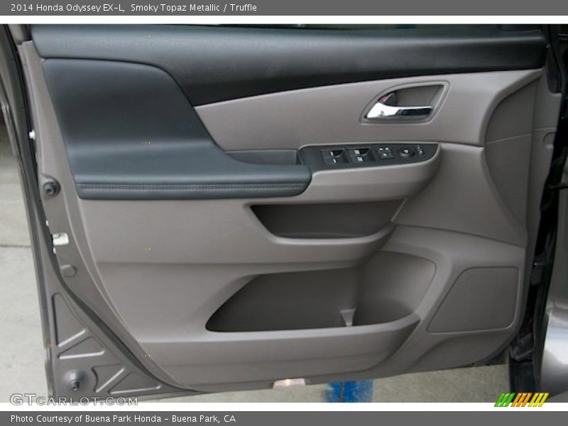 Smoky Topaz Metallic / Truffle 2014 Honda Odyssey EX-L