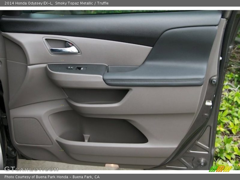 Smoky Topaz Metallic / Truffle 2014 Honda Odyssey EX-L