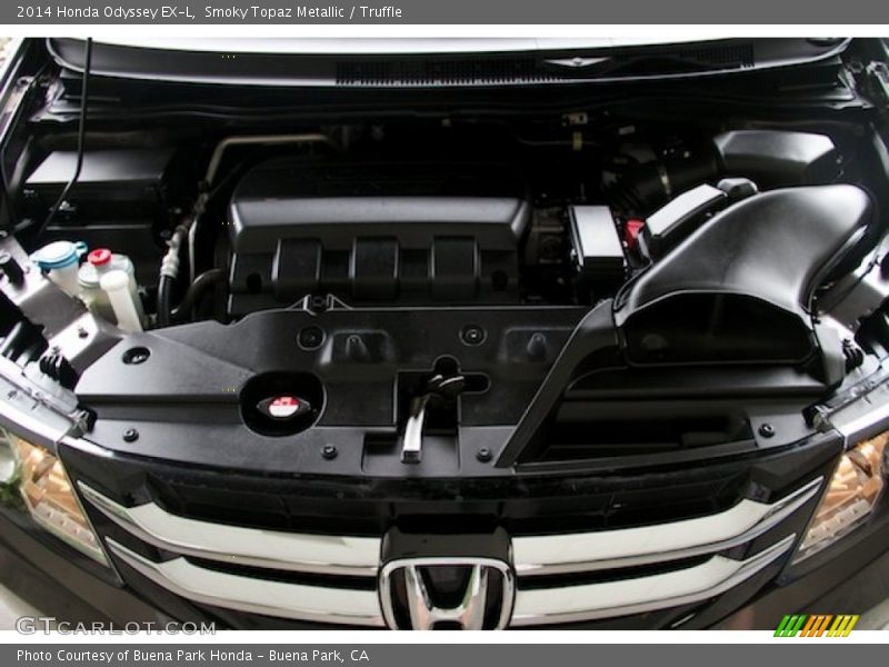 Smoky Topaz Metallic / Truffle 2014 Honda Odyssey EX-L