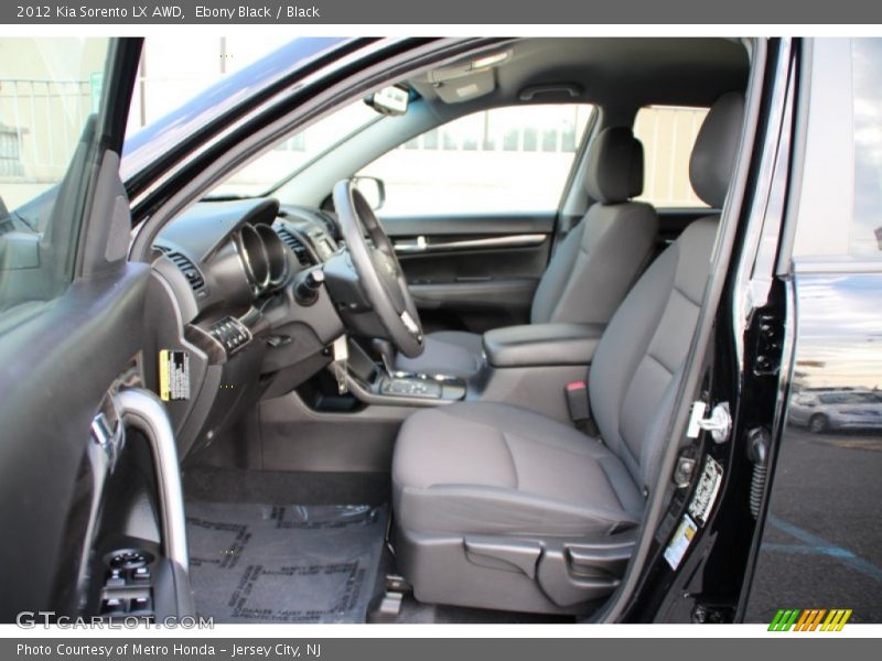Ebony Black / Black 2012 Kia Sorento LX AWD