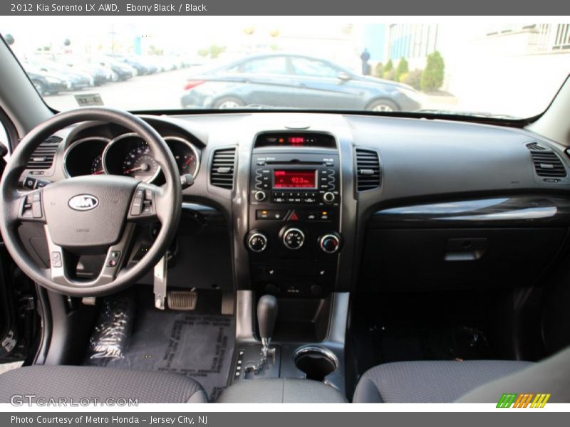 Ebony Black / Black 2012 Kia Sorento LX AWD