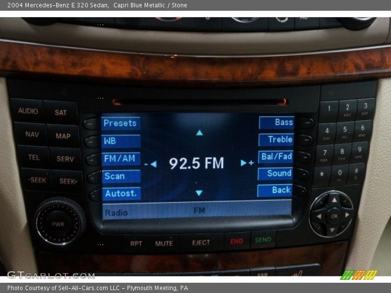 Capri Blue Metallic / Stone 2004 Mercedes-Benz E 320 Sedan