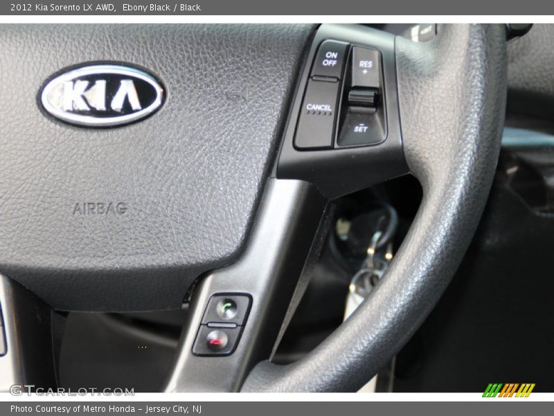 Ebony Black / Black 2012 Kia Sorento LX AWD