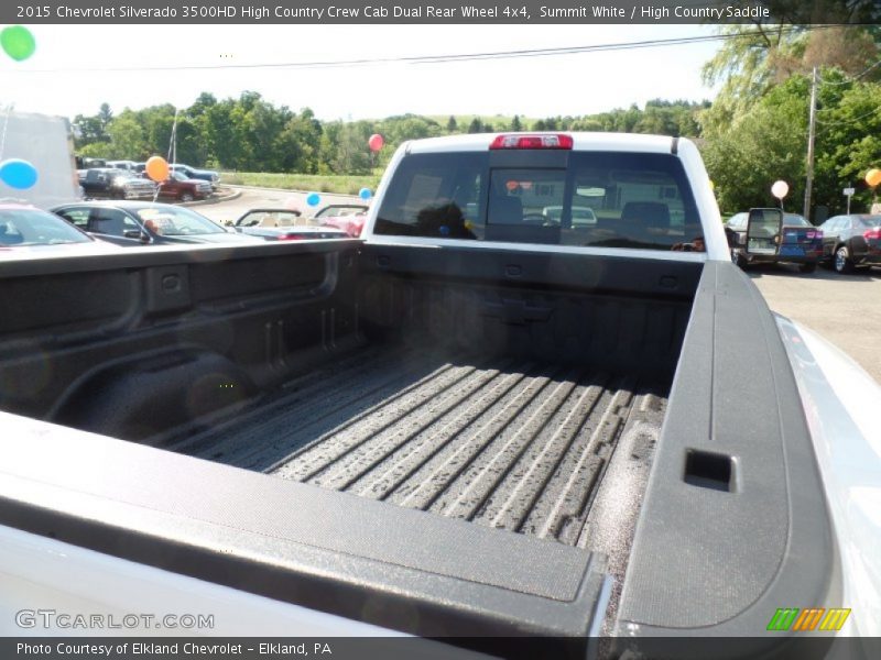 Summit White / High Country Saddle 2015 Chevrolet Silverado 3500HD High Country Crew Cab Dual Rear Wheel 4x4