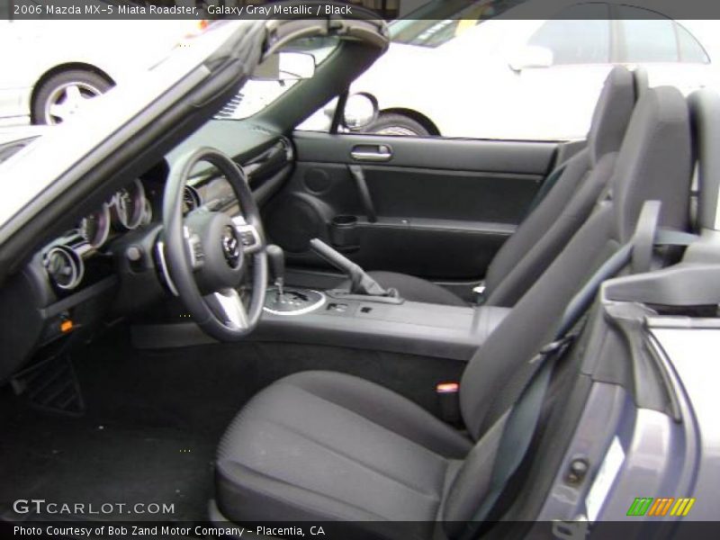 Galaxy Gray Metallic / Black 2006 Mazda MX-5 Miata Roadster