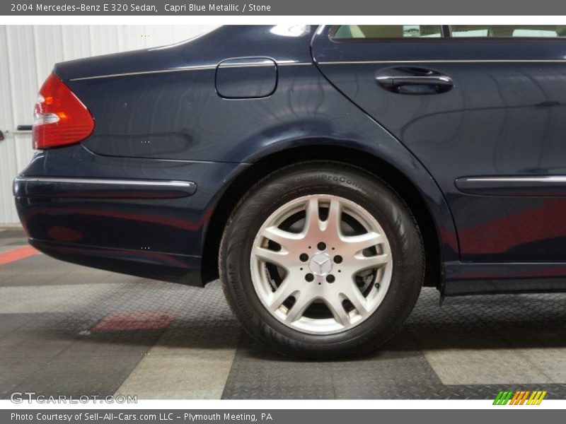 Capri Blue Metallic / Stone 2004 Mercedes-Benz E 320 Sedan