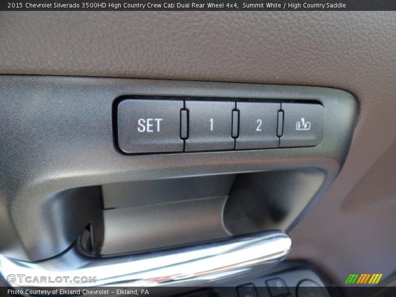 Summit White / High Country Saddle 2015 Chevrolet Silverado 3500HD High Country Crew Cab Dual Rear Wheel 4x4
