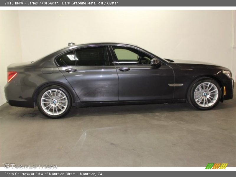 Dark Graphite Metallic II / Oyster 2013 BMW 7 Series 740i Sedan