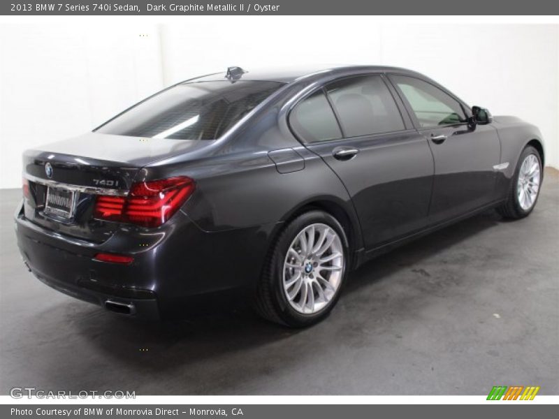 Dark Graphite Metallic II / Oyster 2013 BMW 7 Series 740i Sedan