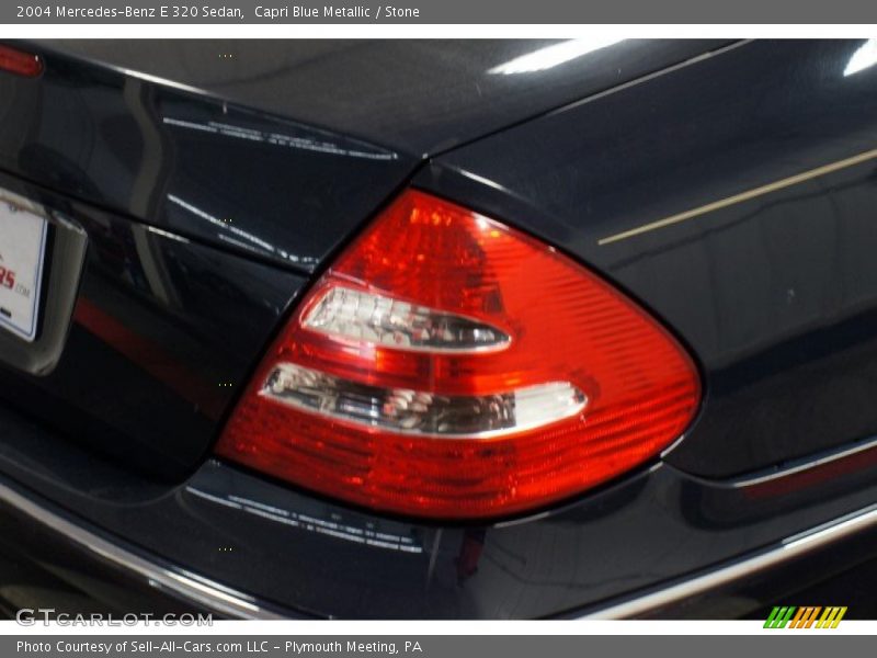 Capri Blue Metallic / Stone 2004 Mercedes-Benz E 320 Sedan