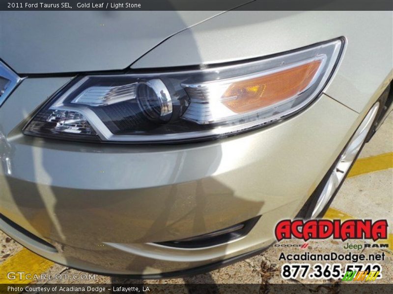 Gold Leaf / Light Stone 2011 Ford Taurus SEL