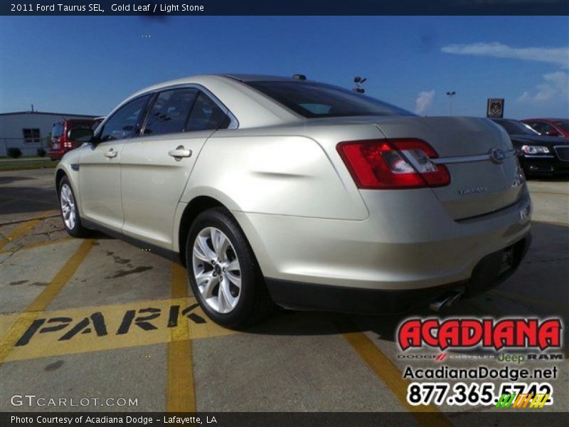 Gold Leaf / Light Stone 2011 Ford Taurus SEL