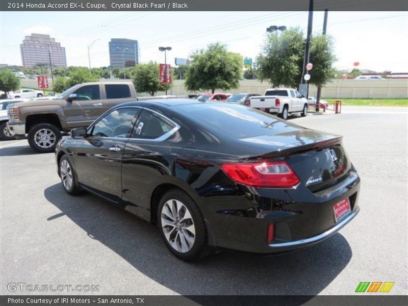 Crystal Black Pearl / Black 2014 Honda Accord EX-L Coupe