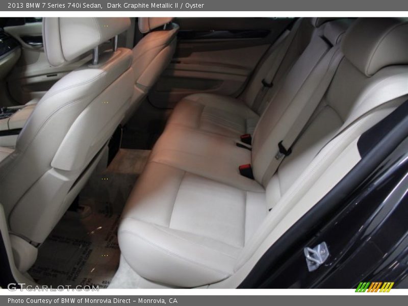 Dark Graphite Metallic II / Oyster 2013 BMW 7 Series 740i Sedan
