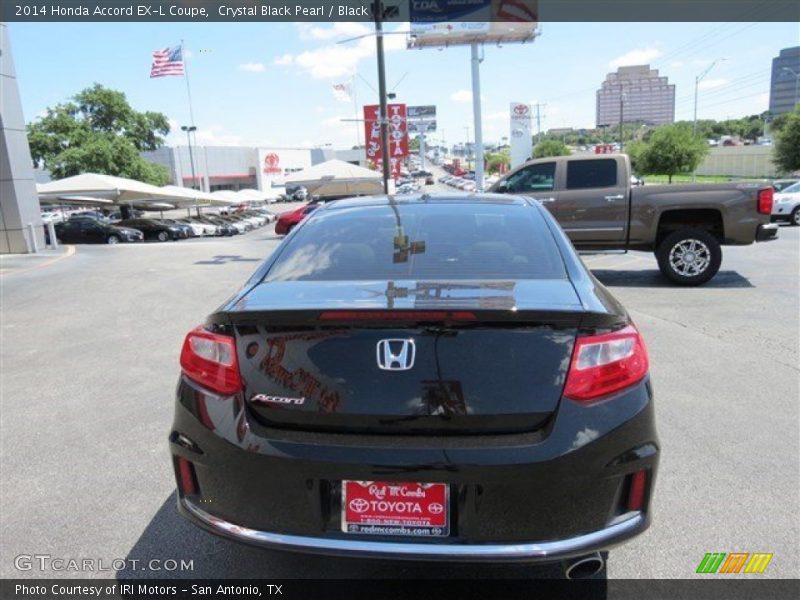 Crystal Black Pearl / Black 2014 Honda Accord EX-L Coupe