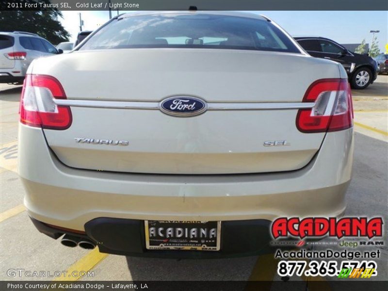 Gold Leaf / Light Stone 2011 Ford Taurus SEL