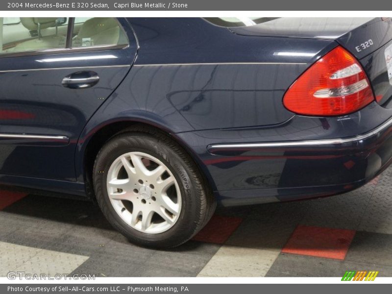 Capri Blue Metallic / Stone 2004 Mercedes-Benz E 320 Sedan