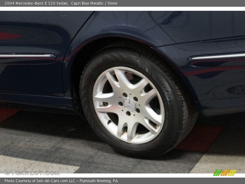 Capri Blue Metallic / Stone 2004 Mercedes-Benz E 320 Sedan