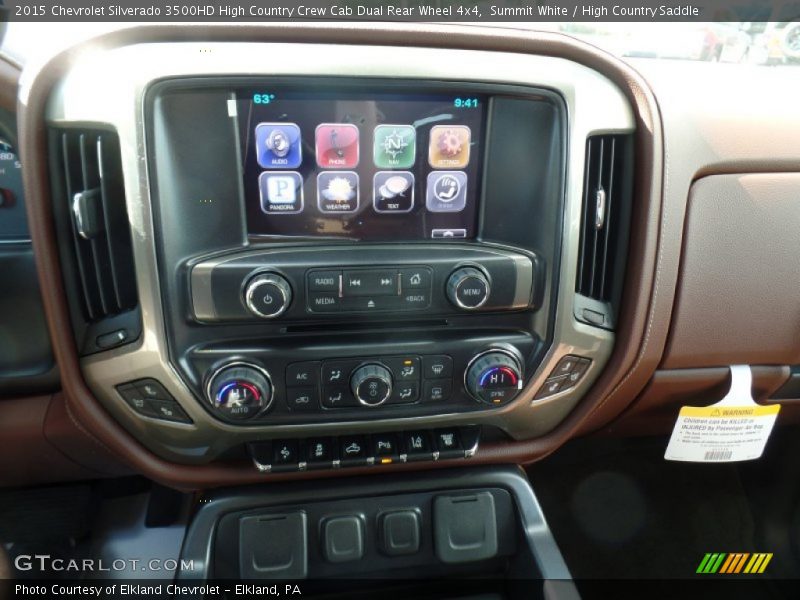 Summit White / High Country Saddle 2015 Chevrolet Silverado 3500HD High Country Crew Cab Dual Rear Wheel 4x4