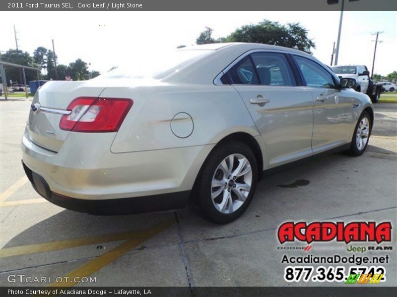 Gold Leaf / Light Stone 2011 Ford Taurus SEL