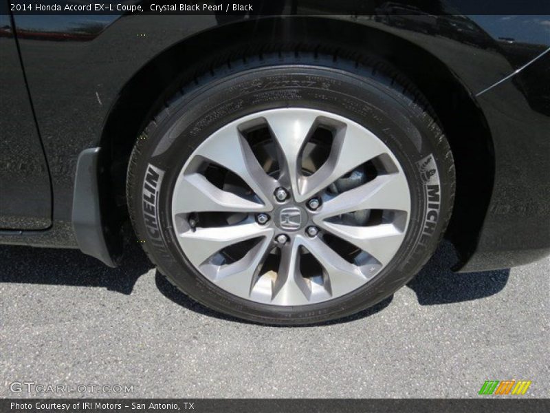 Crystal Black Pearl / Black 2014 Honda Accord EX-L Coupe
