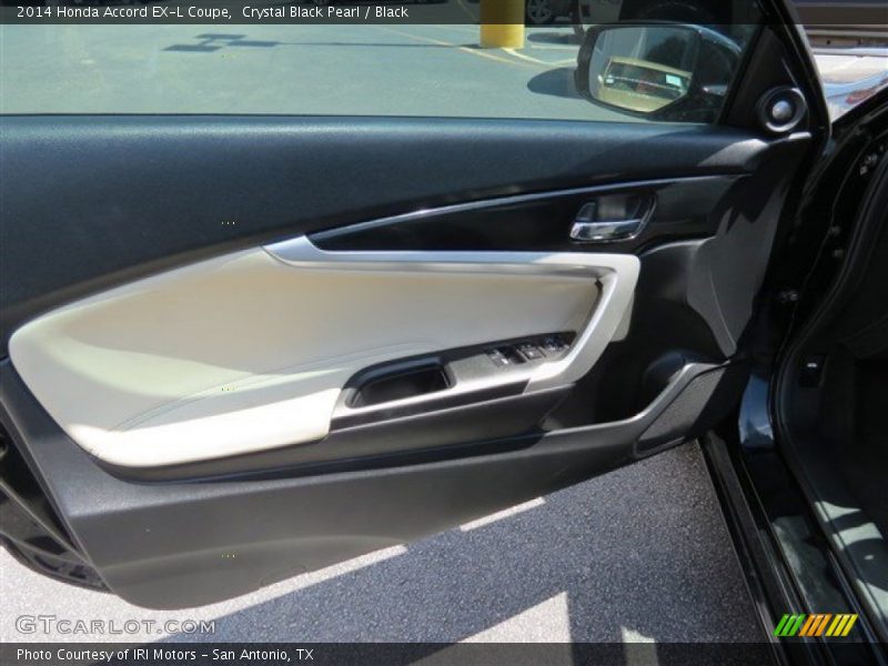 Crystal Black Pearl / Black 2014 Honda Accord EX-L Coupe