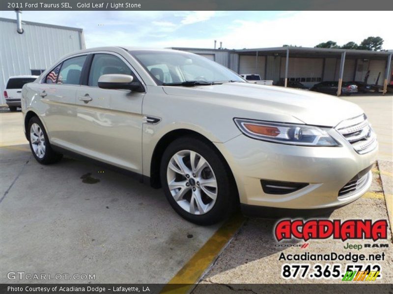 Gold Leaf / Light Stone 2011 Ford Taurus SEL