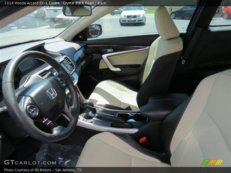 Crystal Black Pearl / Black 2014 Honda Accord EX-L Coupe