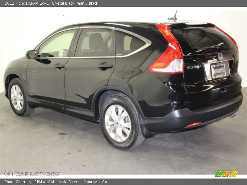 Crystal Black Pearl / Black 2012 Honda CR-V EX-L