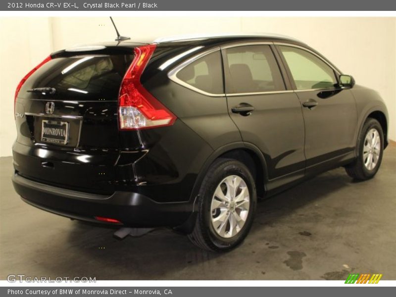 Crystal Black Pearl / Black 2012 Honda CR-V EX-L