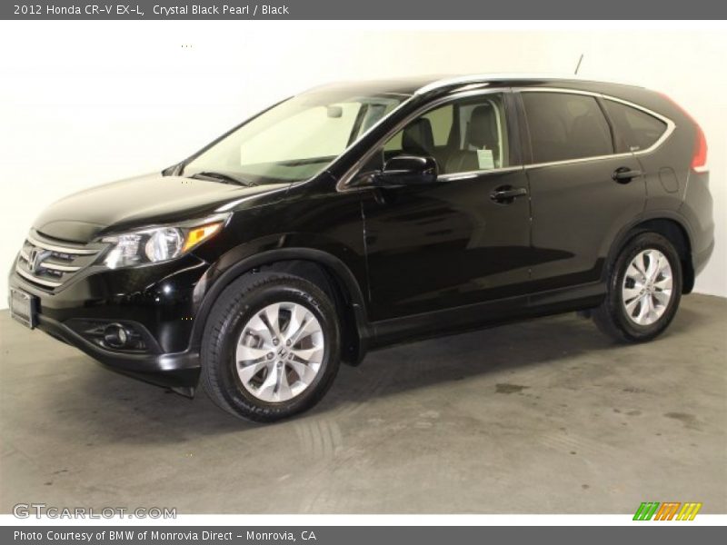 Crystal Black Pearl / Black 2012 Honda CR-V EX-L