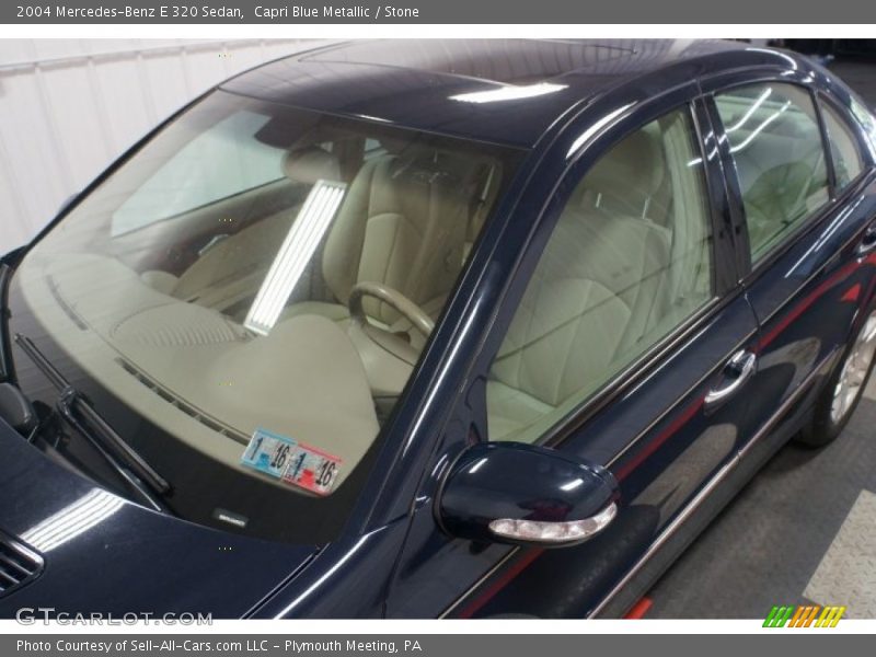 Capri Blue Metallic / Stone 2004 Mercedes-Benz E 320 Sedan
