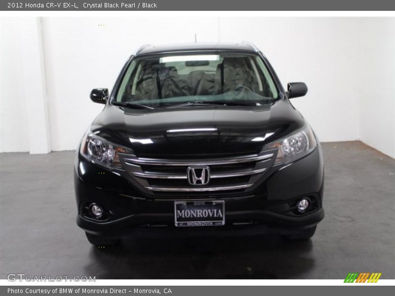 Crystal Black Pearl / Black 2012 Honda CR-V EX-L