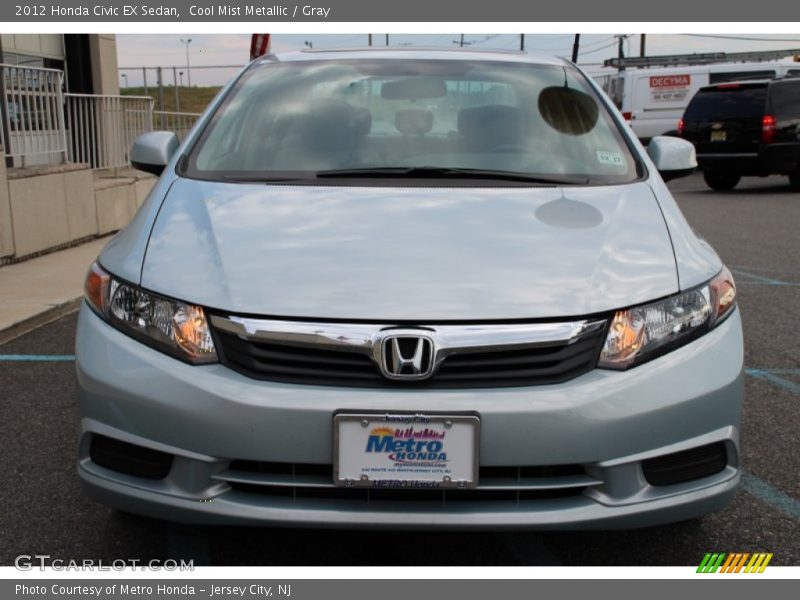 Cool Mist Metallic / Gray 2012 Honda Civic EX Sedan