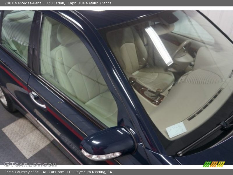 Capri Blue Metallic / Stone 2004 Mercedes-Benz E 320 Sedan