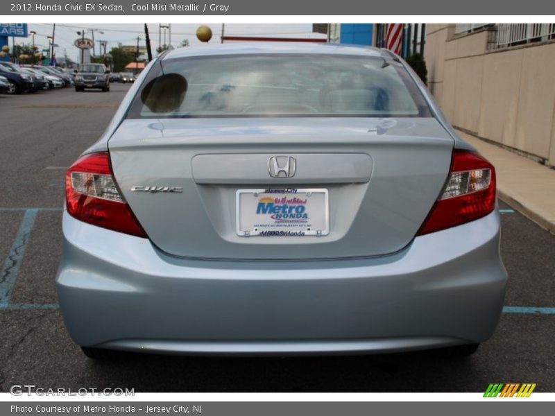 Cool Mist Metallic / Gray 2012 Honda Civic EX Sedan