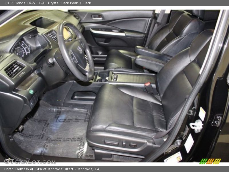 Crystal Black Pearl / Black 2012 Honda CR-V EX-L
