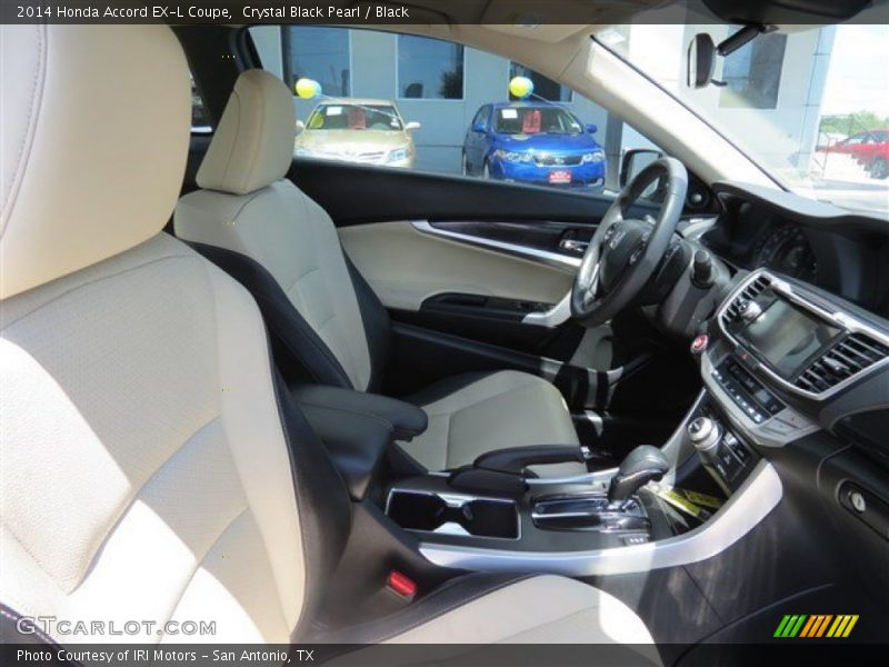 Crystal Black Pearl / Black 2014 Honda Accord EX-L Coupe
