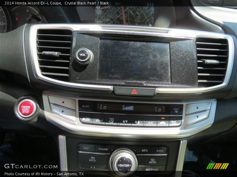 Crystal Black Pearl / Black 2014 Honda Accord EX-L Coupe