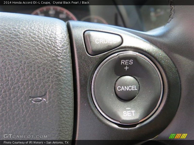 Crystal Black Pearl / Black 2014 Honda Accord EX-L Coupe