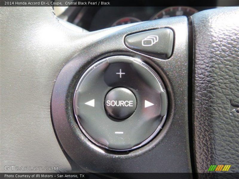 Crystal Black Pearl / Black 2014 Honda Accord EX-L Coupe