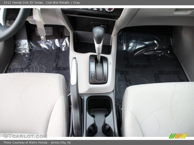 Cool Mist Metallic / Gray 2012 Honda Civic EX Sedan