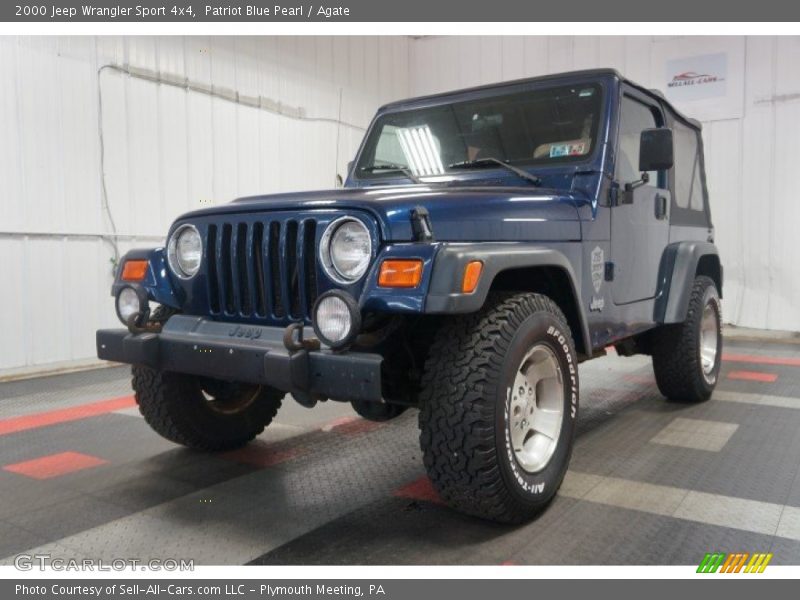 Patriot Blue Pearl / Agate 2000 Jeep Wrangler Sport 4x4