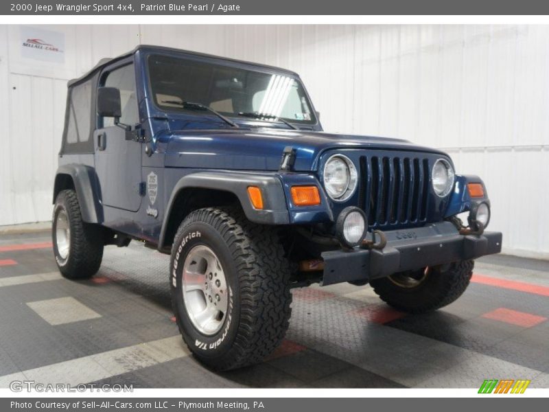 Patriot Blue Pearl / Agate 2000 Jeep Wrangler Sport 4x4